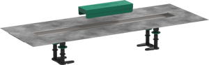 Hansgrohe RainDrain installatieset voor douchegoten 70cm voor Raindrain Match of Rock