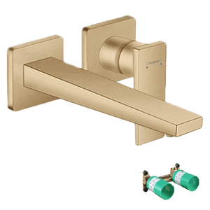 Hansgrohe Metropol inbouw wastafelkraan Brushed Bronze incl. inbouwelement