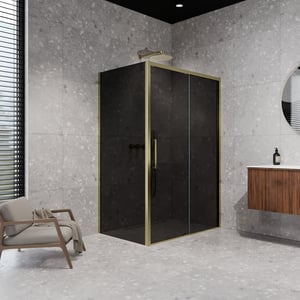 Balmani Senses Design Eckdusche mit Schiebetür