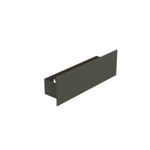 Balmani Uma étagère murale Brushed GunMetal 35 x 8.5 cm