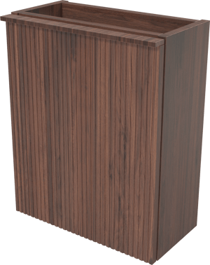 Balmani Forma meuble lave-mains suspendu 42 x 21 cm noyer Américain