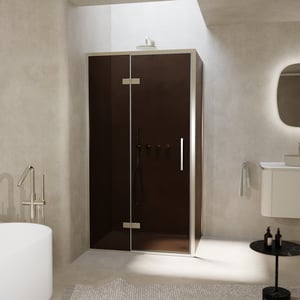 Balmani Senses Design douche en coin avec porte pivotante