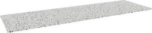 Balmani Stretto enkel of dubbel tablet Bianco Nero terrazzo 180 x 55 cm