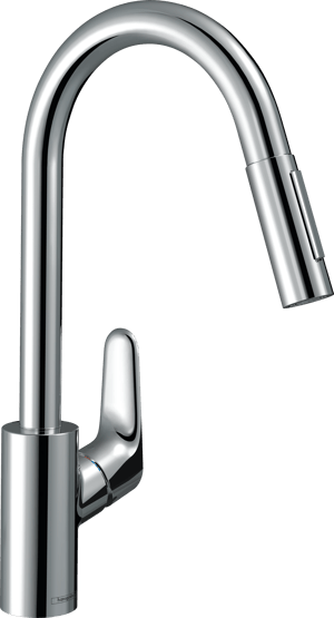 Hansgrohe Focus M41 keukenkraan glanzend chroom