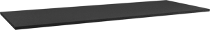 Storke Panton Einzel- oder Doppelwaschtischplatte, mattschwarze pulverbeschichtete mdf, 140 x 52 cm