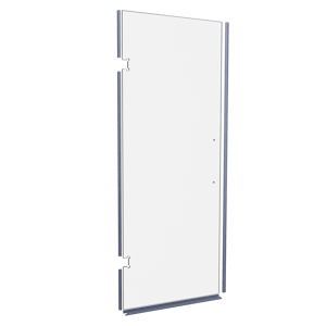 Balmani Modular Paroi en verre et joints pour porte de douche 841 mm Verre transparent