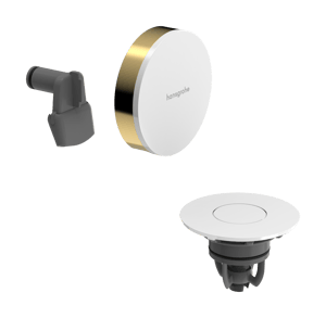 Hansgrohe Exafill afwerkingsset voor badvulling, afvoer en overloop Polished Gold Optic