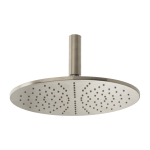 Blaufoss Round 300 Regendusche Duschkopf: Rund, Deckeneinbau, 30 cm, Brushed Coolmetal