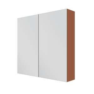 Linie Montro Spiegelschrank Bad: 80 x 75 cm, Cotto