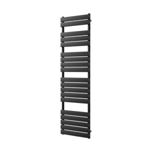 Vipera Vulcan sèche-serviettes simple 50 x 180 cm chauffage central noir mat raccordement latéral et central 1.044W