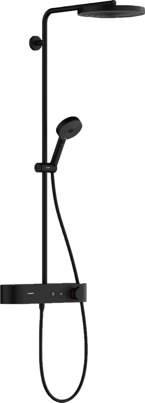 Hansgrohe Pulsify S260 Duschsystem mit Thermostat-Armatur Schwarz Matt
