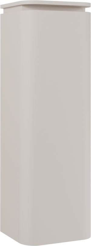 Balmani Moon zwevend badkamerkast links Cotton Beige 44 x 32 x 130 cm