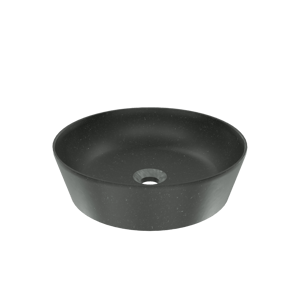 Balmani Still vasque à poser granite aiguisé rond Ø 38 cm