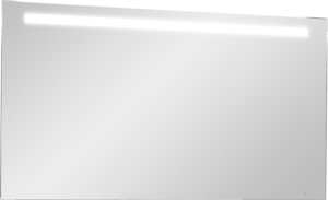 Storke Lucio Badspiegel mit Beleuchtung: Rechteckig, 130 x 65 cm, mit Anti-Beschlag Spiegelheizung