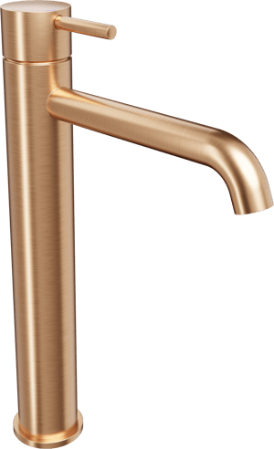 Blaufoss Round 2.0 EcoStart robinet de lavabo réhaussé Brushed Rosegold