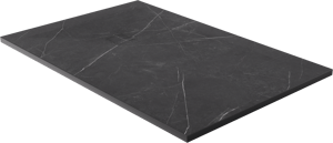 Luca Varess Suite receveur de douche 140 x 90 cm marbre composite Marble Dark 
