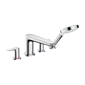Hansgrohe Talis 4-gats badrandkraan chroom