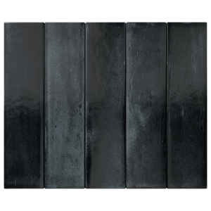 Carruzo Costa keramische Wandfliesen 34 Stück, 6x24_6cm Grafito