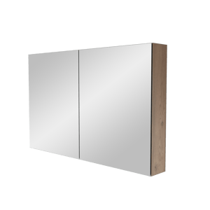 Storke Reflecta Spiegelschrank Bad: 120 x 75 cm, Eiche rustikal