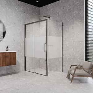 Balmani Senses Design Eckdusche mit Schiebetür