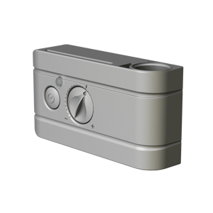 Vipera régulateur thermostatique analogique pour sèche-serviettes électrique gris