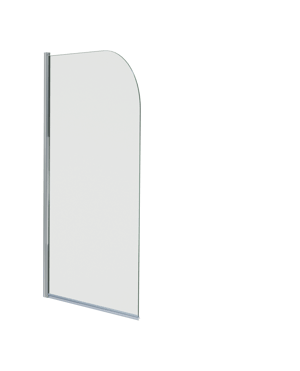 Linie Milos Badewannenaufsatz: 85 cm, Chrom Profil