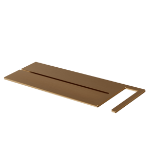 Blaufoss Finn Seifenregal für die Dusche, Brushed Rosegold, 44 x 15 cm