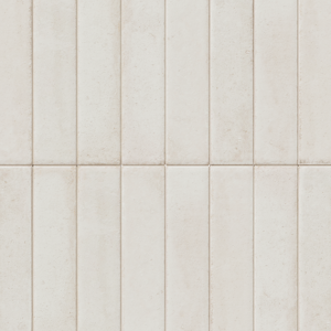 Carruzo Volcan keramische wandtegels 32 stuks 6x25cm Crema