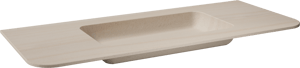 Balmani Moon plan simple Travertin Beige Terrazzo 130 x 55 cm