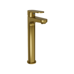Linie Astor wastafelkraan verhoogd Brushed Gold