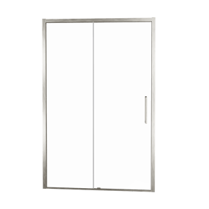 Balmani Senses Design douche schuifdeur omkeerbaar 160 cm x 210 cm Helder glas, Brushed CoolMetal profielen