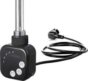 Vipera analoge Thermostat-Teile für elektrische handtuchheizung 800W Schwarz