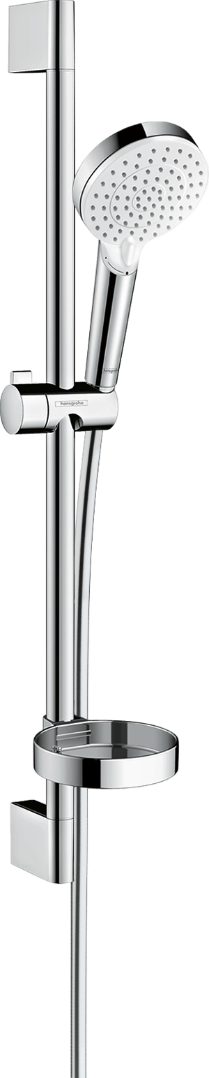 Hansgrohe Crometta Vario douchestang met douchekop 11cm 2 straalfuncties glanzend chroom