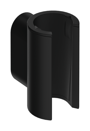 Hansgrohe Porter Fine Brausehalter: Schwarz matt