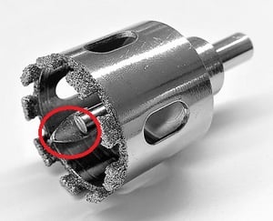 Santeg diamantboor met centreerpunt Ø 35mm