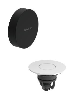 Hansgrohe Flexaplus set de finition pour vidage et trop-plein baignoire Noir Mat