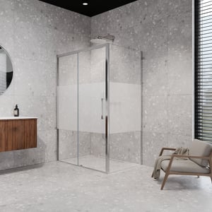 Balmani Senses Design Eckdusche mit Schiebetür