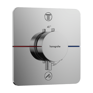 Hansgrohe Showerselect EN1717 Comfort Q inbouw thermostaat 2 uitgangen glanzend chroom
