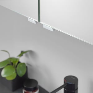 Balmani Oberture XS 2 pièces poignée pour armoire de toilette blanc mat