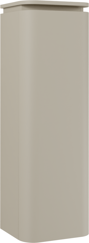 Balmani Moon zwevend badkamerkast links Macchiato Beige 44 x 32 x 130 cm