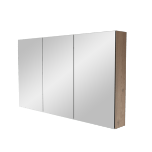 Storke Reflecta spiegelkast 130 x 75 cm ruwe eik