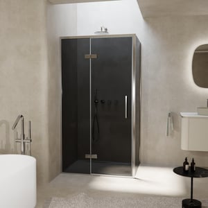Balmani Senses Design douche en coin avec porte pivotante