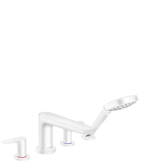 Hansgrohe Talis 4-gats badrandkraan Matt White