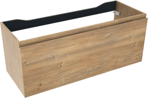 Linie Lado meuble sous-vasque suspendu 120 x 46 cm chêne naturel 1 tiroir
