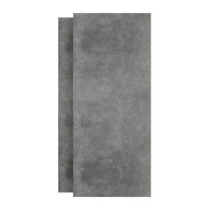 Linie Fresco Duschrückwand Set 2 x 90x210 cm, SPC, River Grey