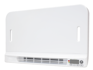Vipera Vento chauffage à air pulsé pour sèche-serviettes Vulcan simple en blanc mat