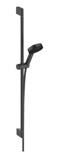 Hansgrohe Pulsify Select S douchestang met douchekop 10,5cm 3 straalfuncties mat zwart