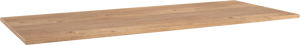 Storke Panton Einzel- oder Doppelwaschtischplatte, Melamin in roher Eiche, 130 x 52 cm