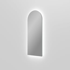 Balmani Giro Arco arc en plein cintre Miroir 42 x 100 cm avec miroir lumineux & anti-buée