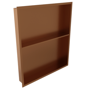 Blaufoss Box Einbau-Niche 50,5 x 59 cm Brushed Rosegold
